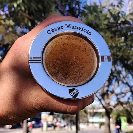 Custom mate engraved with a name