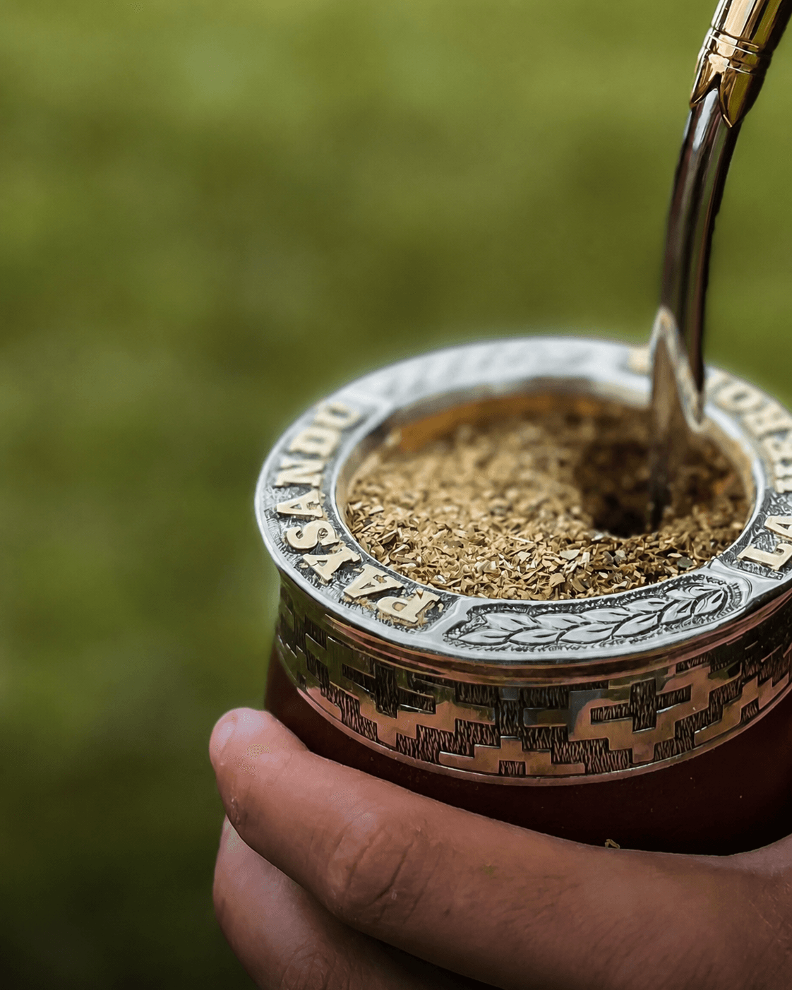 A custom mate held by an artisan