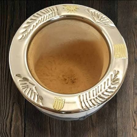 Handcrafted mate with custom engraving